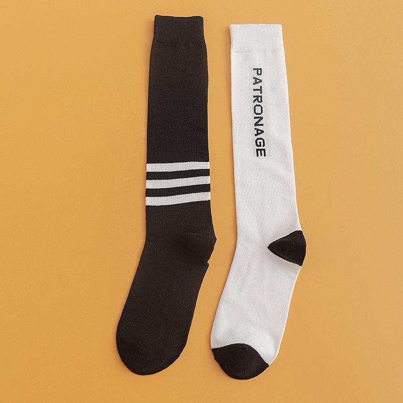 Женские модные утягивающие носки в корейском стиле — спортивный дизайн в стиле колледжа One Size (35-39)