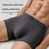 Septwolves Men's Antibacterial Cotton Boxer Briefs 3-Pack