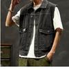 Men's Stylish Denim Vest: New Spring/Autumn Sleeveless Jacket, Versatile Loose-Fit Waistcoat