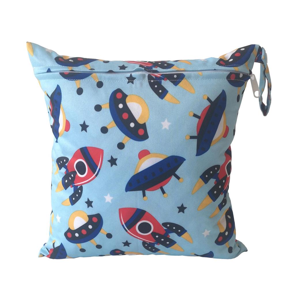 SGS Certified Baby Diaper Bag - Cartoon Pattern, Washable, Wet/Dry Storage