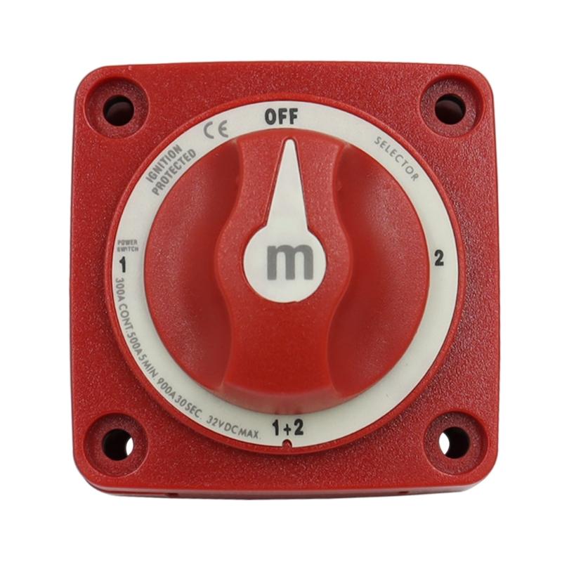 2/3/4-Position M-Serie Schalter Trennschalter Einzel-Doppel Ein/Aus Marine 12-48V 300A Schalter