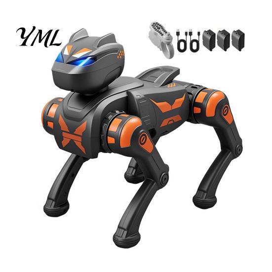 Educational Robot Dog Remote Control Toy, Voice Programmable Smart Electric Interactive STEM Toy RC Mechanical Puppy for Toddlers Boys Girls Robotic