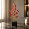 Metal Wealth Tree Ornament Decorative Tabletop Modern Decor Sculptural