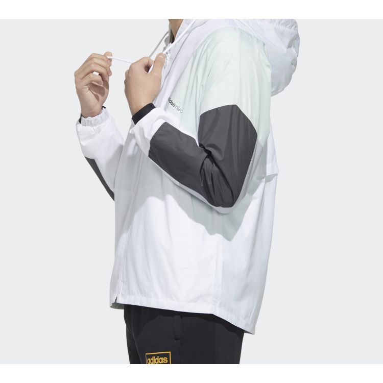 Adidas Neo M Fav Cb Wb Hooded Sports Jacket Men Jackets White GK5878