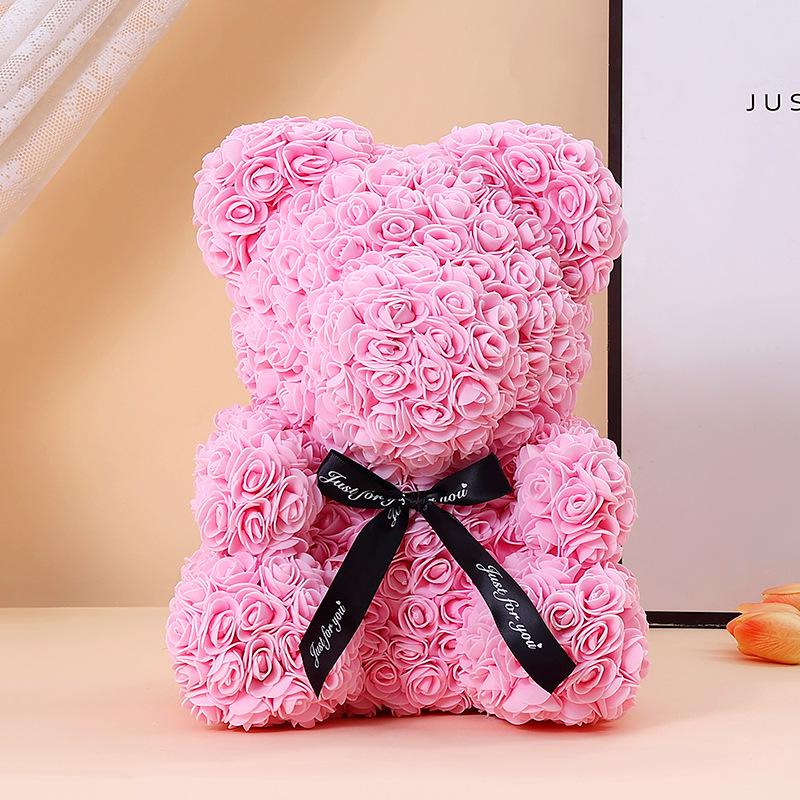 Rose Bear: Preserved Flower Gift for Girlfriend - Perfect for Birthdays, Valentine's, and Proposals