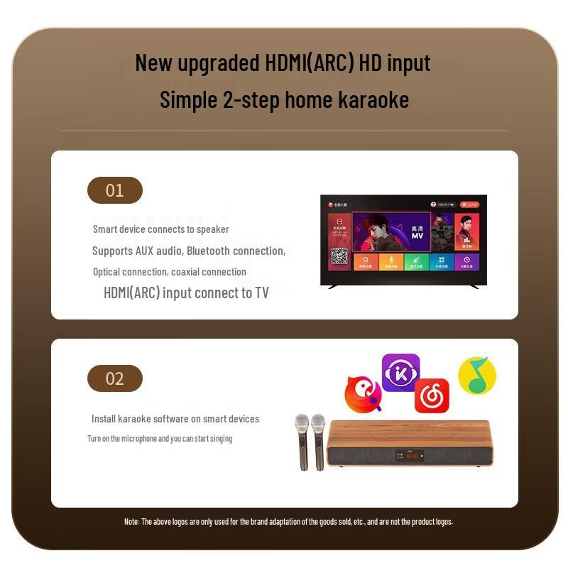 aigo T108 Bluetooth Soundbar Home KTV System CN plug (adapter included)