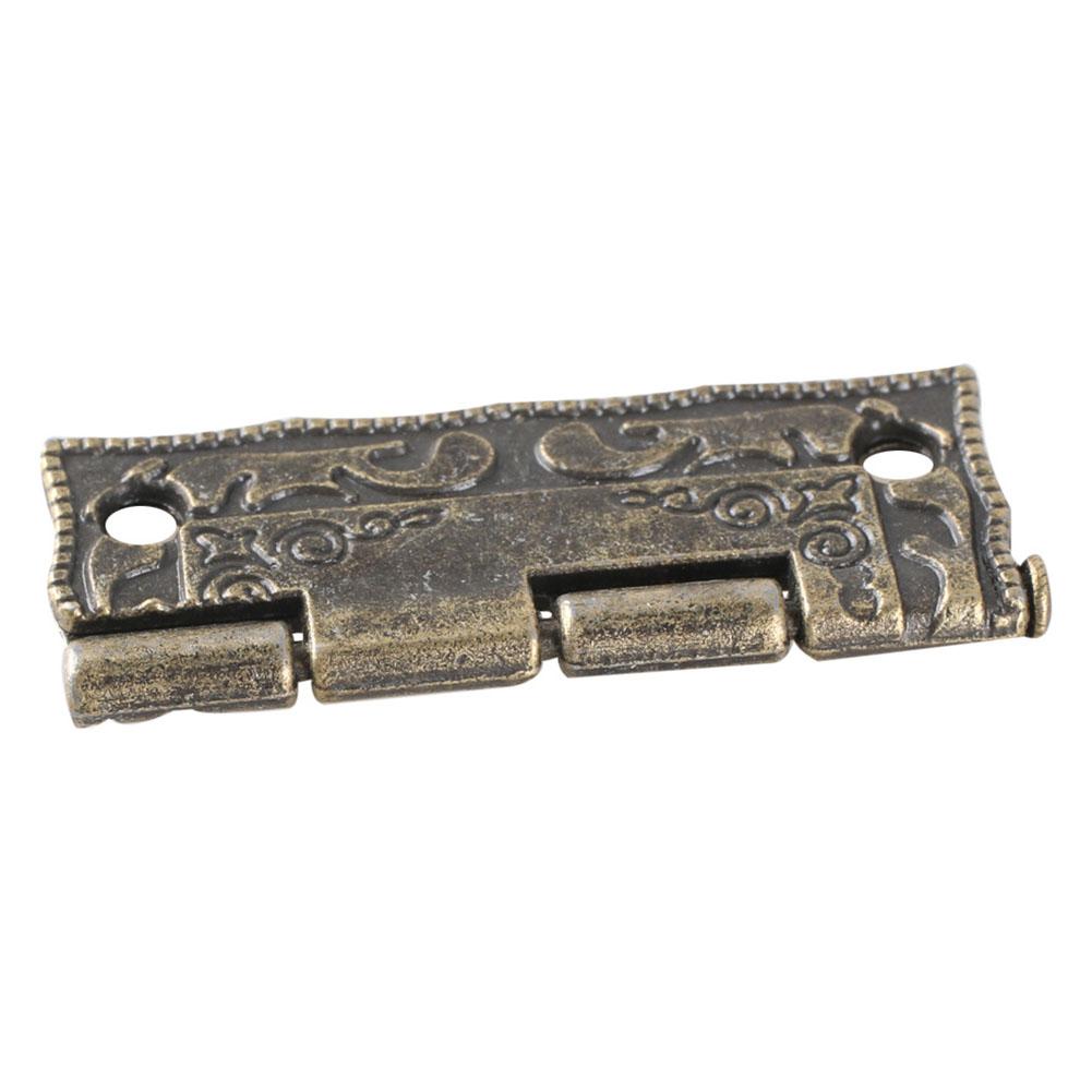 Door Hinges Hinges Office Antique Printing Bronze Easy To Install Retro Design Vintage Wooden Boxes Decorative