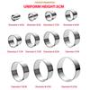 11Pcs Round Cookie Biscuit Cutters Circle Pastry Cutters Baking Circle Ring Mold