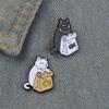 Accessories Collar Brooch Badge Pin Dried Fish Brooches Pin Cat Brooch Enamel Pin Lapel Brooch