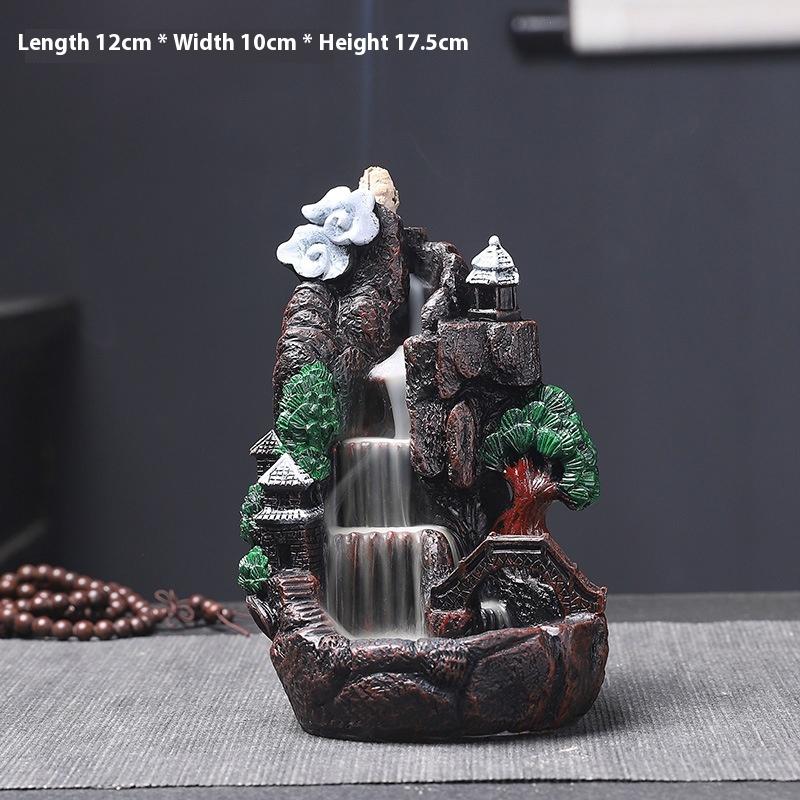 Incense Holder Ceramic Incense Burner Creative Ornaments for Backflow Incense Burner
