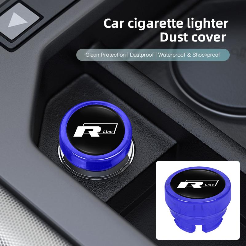 Car Cigarette Lighter Dust Cap Power Port Dustproof Cover Plug Tire Valve For VW Golf Tiguan Jetta Passat Polo Touran GTI Caddy
