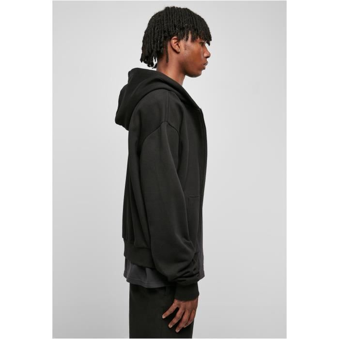 Sweat à capuche zippé ultra lourd Urban Classics Ultra Heavy - noir - 2XL