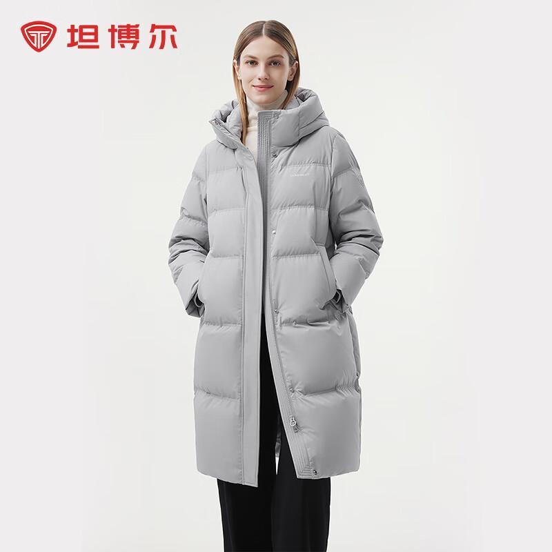 Tanboer Women's Hooded Mid-length Winter Down Jacket 510760A