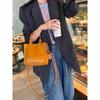 2026 Spring/Summer Women's Genuine Leather Crossbody Tote - Single-Shoulder Square Handheld Commuter Bag