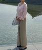 Umbrella On The Go Women'S Signature Pleated Mermaid Long Skirt