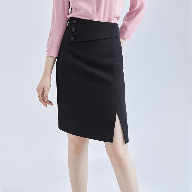 Tluoman Women s Professional Slit Pencil Skirt M