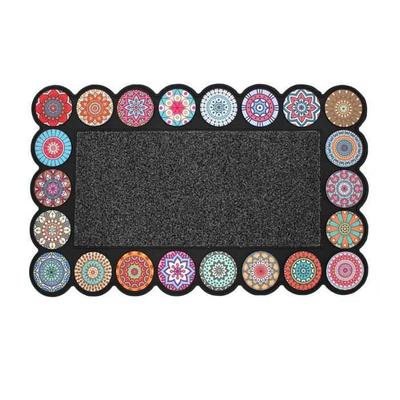 Entrance Mat - Adunivers - Rectangle 45 X 75 Cm - PVC Relief - Pink - 100% PVC