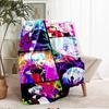 Harley Quinn Theme Printed Blanket - Perfect for Couch, Bed, Travel & Outdoor Use | Machine Washable, Cozy & Durable.