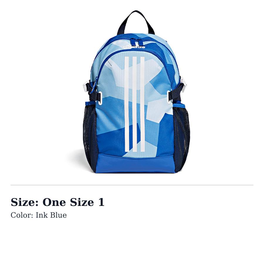 Adidas Polyester Backpack Unisex Ink Blue