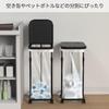 PRTONE Garbage Bag Holder with Vertical Garbage Can Set of Height Compatible with 20L to 90L Frame Just Trash with 2 Separate Trash Odor Leak Dust