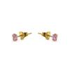 Boucles d'oreilles Luxenter Otieno Argent, Or A. Et Améthyste Cz