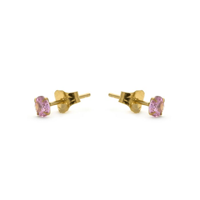 Boucles d'oreilles Luxenter Otieno Argent, Or A. Et Améthyste Cz