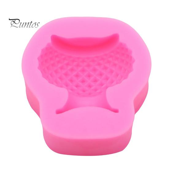 Grid Vase Silicone Mold DIY Fondant Cake Soap Clay Decoration Handcrafts Mould