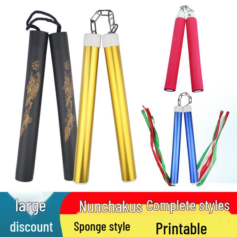 Children's Beginner Aluminum Alloy Nunchucks for Martial Arts Practice and Training