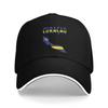 Pulsatilla Curacao Soccer Baseball Caps Fashion Hand Flag Sandwich Cap Unisex Women Breathable Caps Hat Fishing
