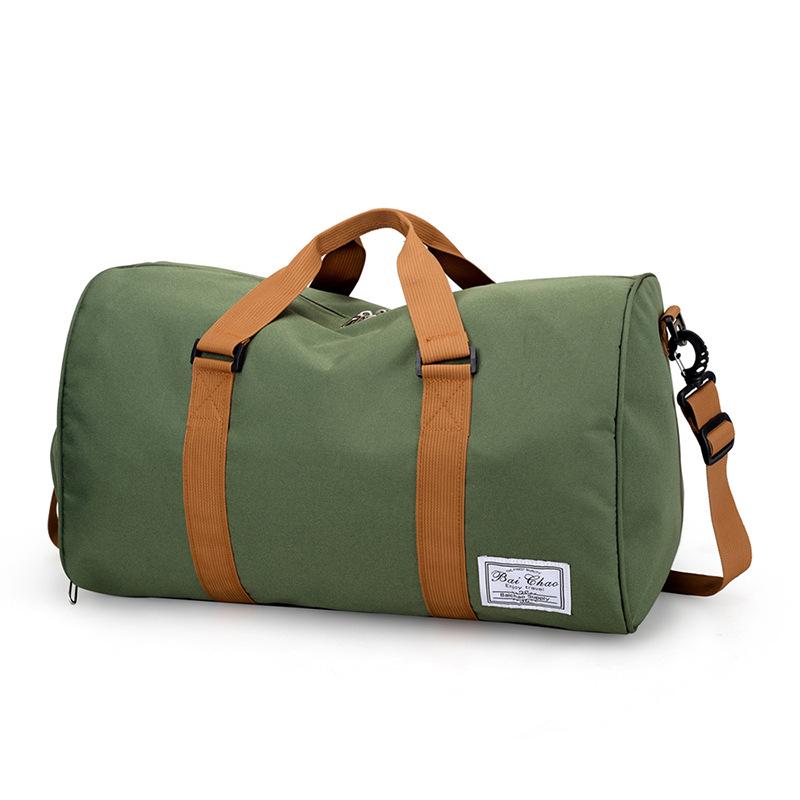 Fashion Sports Fitness Bag Waterproof Canvas Foldable Travel Bag Large Capacity Yoga Bag Pillow Bag