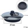 1Pcs Stainless Steel Bath Plug Easy to Use Rubber Drain Stopper Water Kitchen Bathroom Accessory Bath Tub Caps Bath Plug
