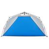 Vidaxl Beach Tent, 3-Person, Azure, Quick-Deploy, Waterproof