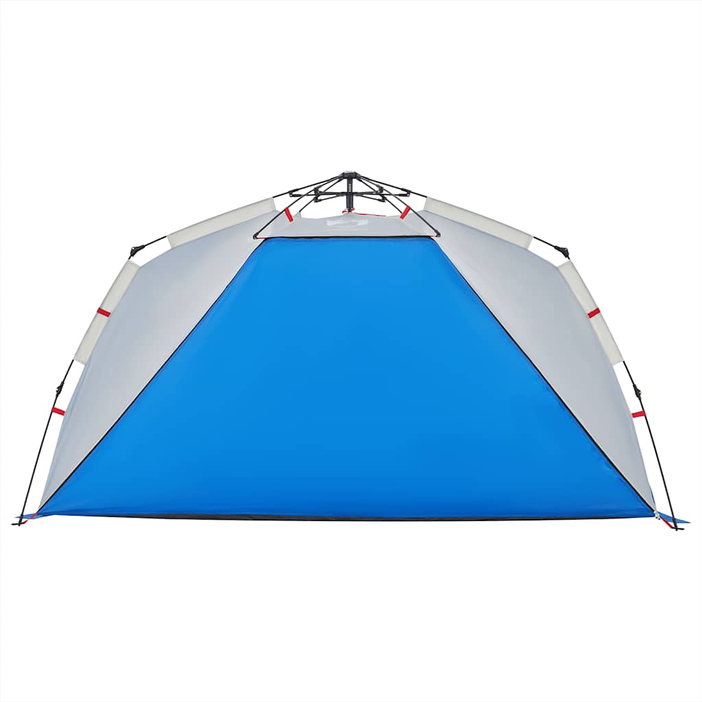 Vidaxl Beach Tent, 3-Person, Azure, Quick-Deploy, Waterproof