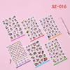 6sheets /Bag Cute Cartoon Children Stickers Transparent Pvc Stickers Waterproof Stickers Creative Bagged Animal World Stickers