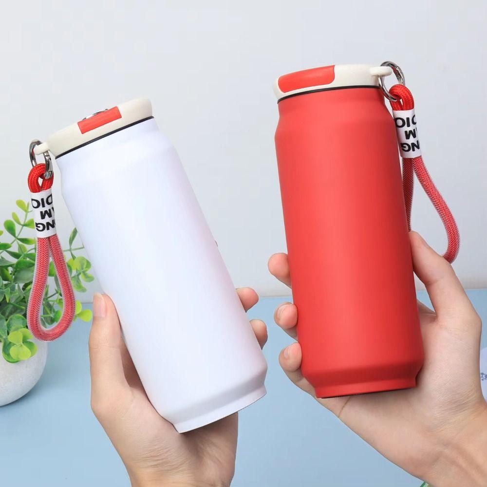 Wide Mouth Sport Thermos Cup 500ML Vacuum Flask Reusable Insulated Water Bottle  Kitchen Supplies