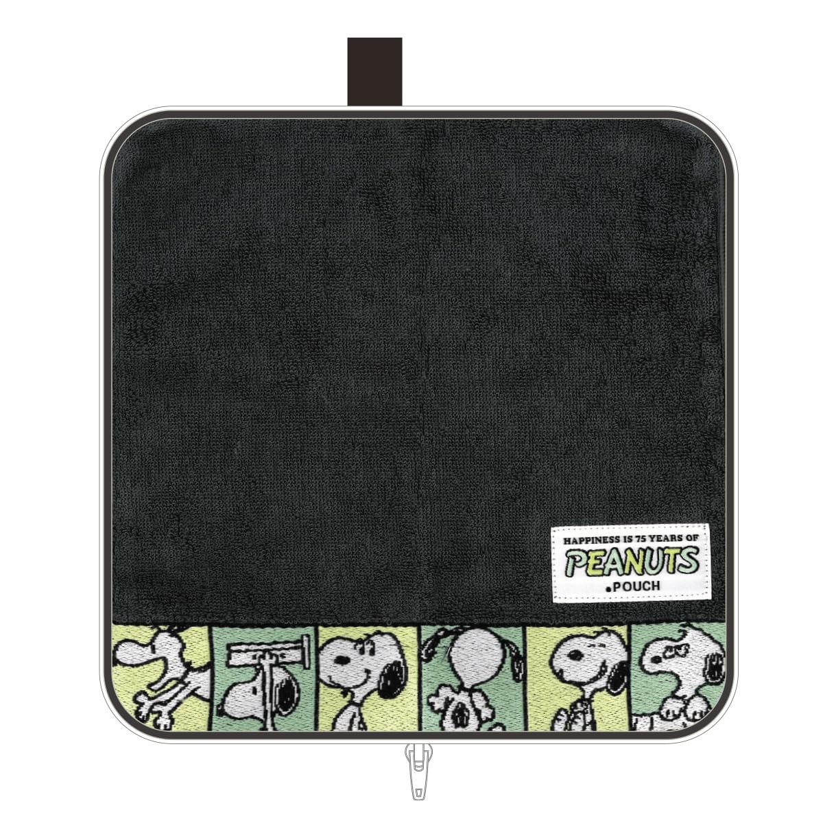 Косметичка в горошек Снупи 75-летие (Темно-серый BD)