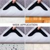 Rug Grippers,Never Curl Rug Grippers Non Slip Reble Carpet Stickers for Area Rugs, Hardwood Floors, Tile Floors, Floor Mats, Keep Your Rug in Place