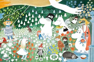 Yanoman In Jigsaw Puzzle The Dangerous Journey Includes Piece Request Service and Jigsaw Puzzle Instructions (Yanoman) [Made Japan] 1000-Piece Moomin