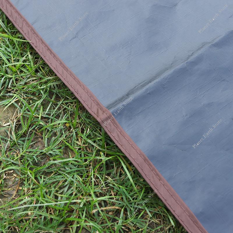 Waterproof Camping Mat Tent Mattress with L Nail Ultralight Outdoor Picnic Blanket Multifunctional Sun Shelter Ground Mat 4 Size
