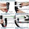 Adjustable Aluminum Alloy Bicycle Kickstand for 24-27 Inch Bikes Strong Durable Bike Stand