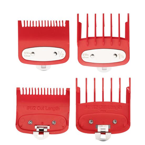 2Pcs 1.5mm 4.5mm Electric Hair Clipper Shaver Trimmer Plastic Cutting Guide Comb