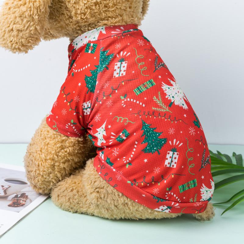 Novas roupas de cachorro de Natal Ano Novo Chinês Teddy do que Urso Lulu da Pomerânia Gato de estimação