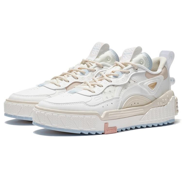 new LiNing New Journey Low Top Skateboard Shoes Women's Ecru