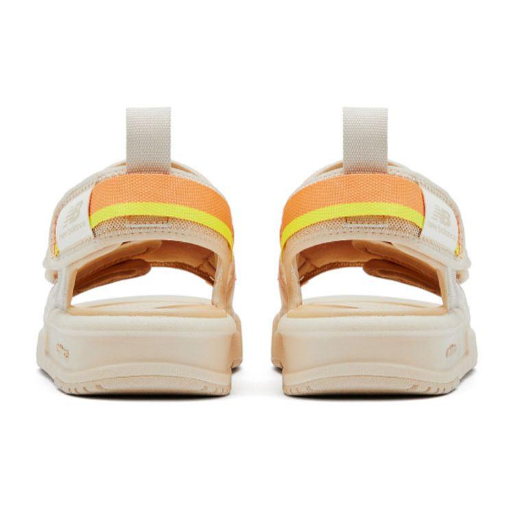 New Balance Nb 3206 Sport Casual Slide Sandals Unisex Sandals Beige Orange SDL3206N