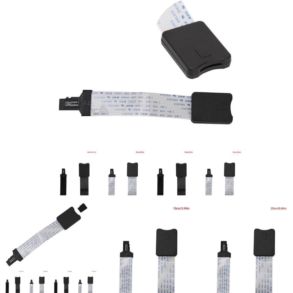 Premium Quality Tf To Micro Sd Card Extension Cable Flexible Adapter For Phones And Gps