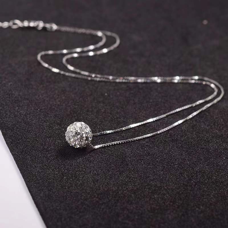 Valentine's Day Gifts Necklace Female Fashion Pendant Necklace Box Chain Simple Temperament Models Romantic Accessories