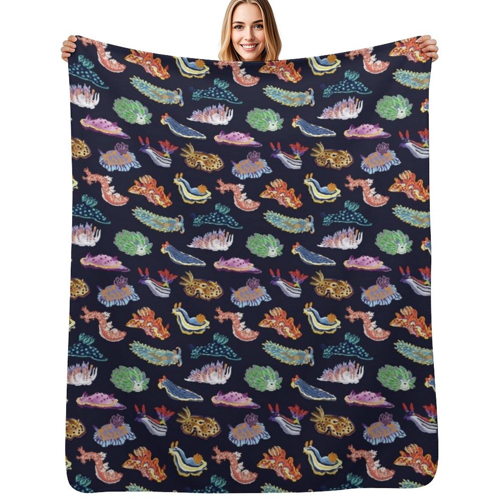 Nudie Cuties Throw Blanket Warm Throw Blanket Gift for Anniversary Size: 75*100cm, Weight: 230 GSM