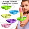 Držáky na nanuky pro děti Opakovaně použitelné silikonové držáky na nanuky Sada 5 kusů s odtokovými drážkami Proti odkapávání Párty potřeby Pro