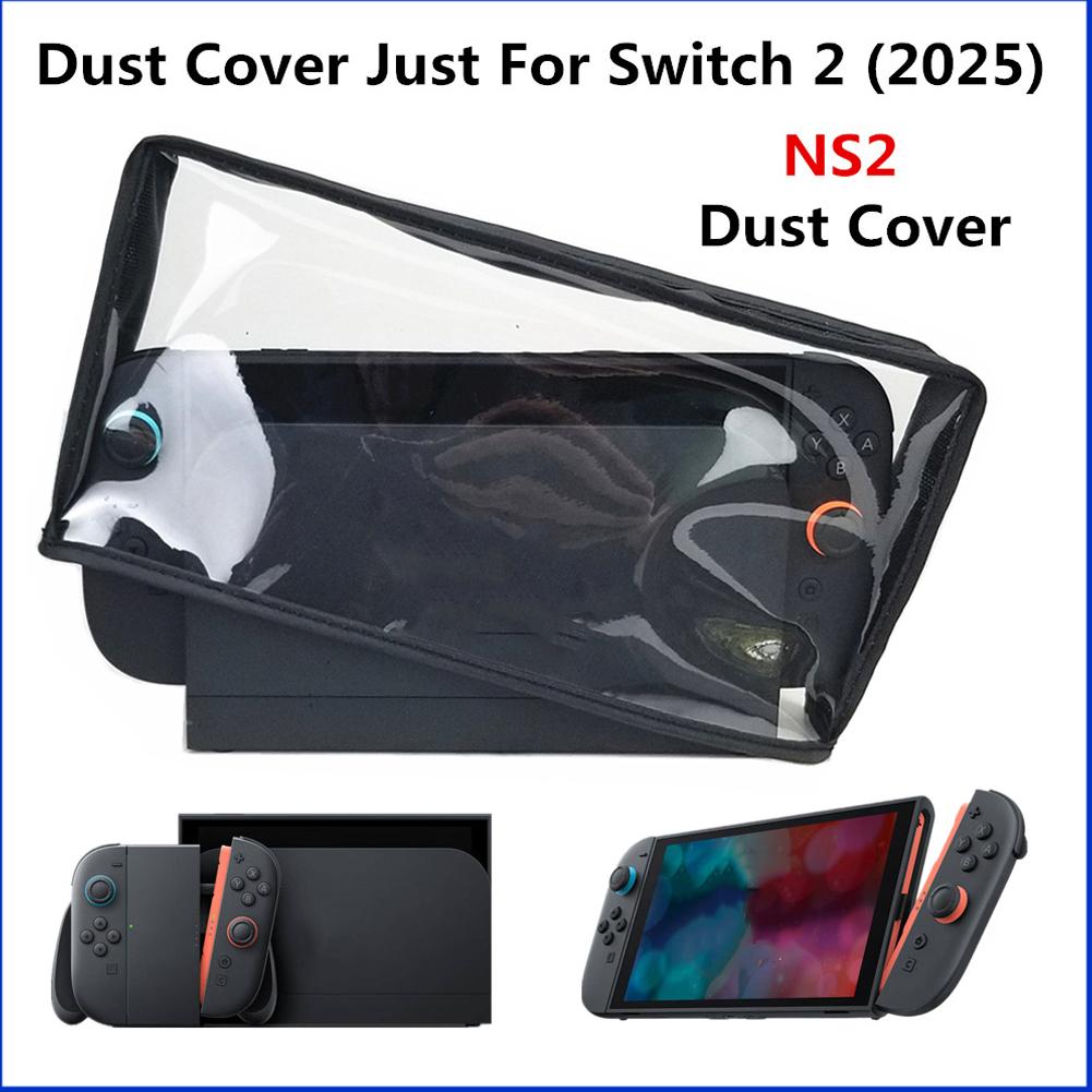 Dustproof Case for Switch 2 Anti-Scratch Cloth Dust Compatible Sleeve Dock Game With Cov L2Q3