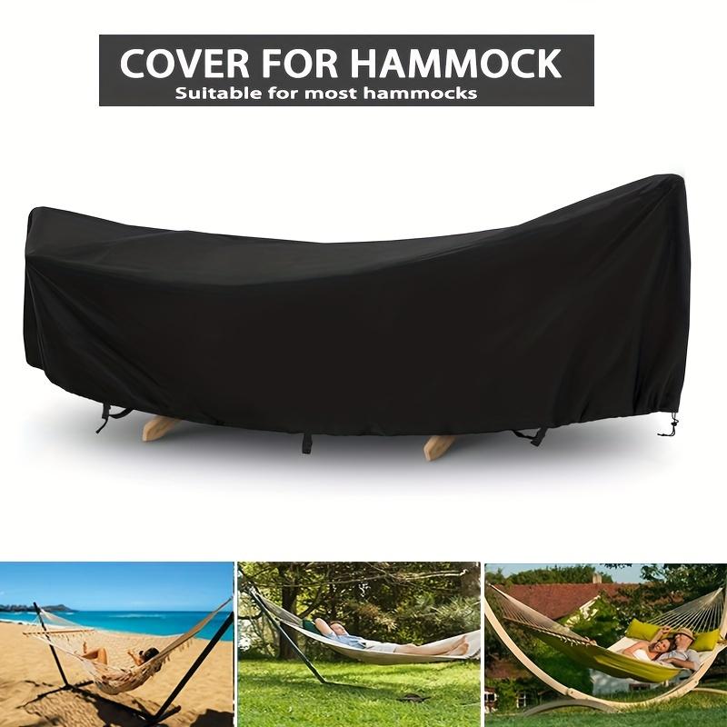Outdoor Patio Hammock Protective Cover, Ripstop Durable Design, Provides Reliable Shelter for Beach & Patio Leisure
